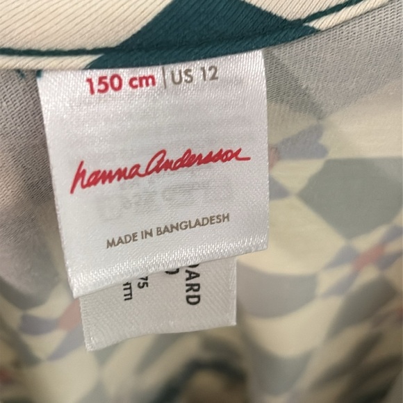 Hanna Andersson Long Sleeve Playground Dress With Pockets Kaleidoscope Print 12 - Picture 5 of 6